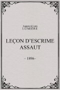 Leçon d’escrime : assaut