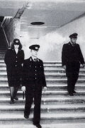 Berlin, Bahnhof Friedrichstraße, 1990