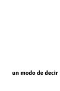 A Way of Saying