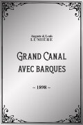 Grand Canal avec barques