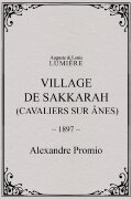 Village de Sakkarah (cavaliers sur ânes)