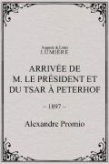 Arrivée de M. le président et du tsar à Peterhof