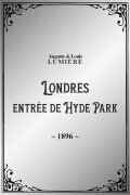 Londres : entrée de Hyde Park