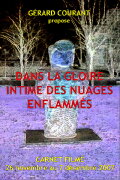 Dans la gloire intime des nuages enflammés