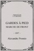 Gardes à pied : marche de front