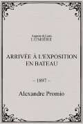 Arrivée à l'exposition en bateau