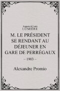 M. le président se rend au déjeuner en gare de Perrégaux
