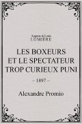 Les boxeurs et le spectateur trop curieux puni