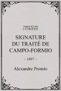 Signature du traité de Campo-Formio