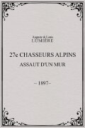 27ème chasseurs alpins : assaut d'un mur