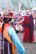 The Residents of Lhasa's Potala Square