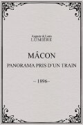 Mâcon : panorama pris d’un train
