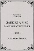Gardes à pied : maniement d’armes