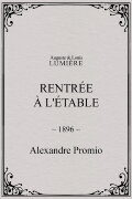 Rentrée à l'étable