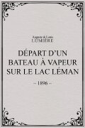 Départ d’un bateau à vapeur sur le lac Léman
