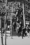 Passengers Descending from the Brooklyn Bridge