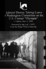 Admiral Dewey Taking Leave of Washington Committee on the U.S. Cruiser 'Olympia'