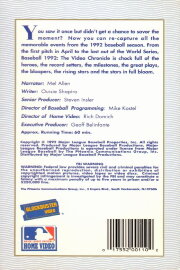 Baseball 1992: A Video Chronicle