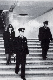 Berlin, Bahnhof Friedrichstraße, 1990