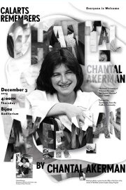 Chantal Akerman by Chantal Akerman