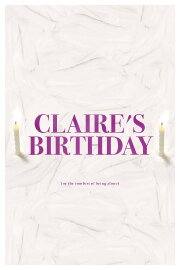 Claire's Birthday (or the comfort of being alone)