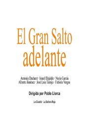 El gran salto adelante