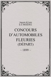 Fête de Paris 1899: Concours d'automobiles fleuries (départ) Fête de Paris 1899: Concours d'automobiles fleuries (départ)