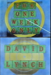 Jonathan Ross Presents for One Week Only: David Lynch Jonathan Ross Presents for One Week Only: David Lynch