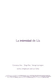 La intimidad de Lía