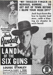 Land of the Six Guns Land of the Six Guns
