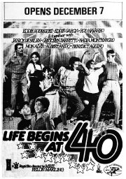 Life Begins at 40 Life Begins at 40