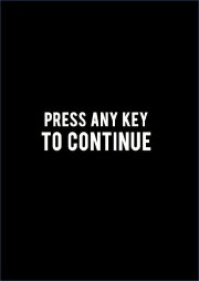 Press Any Key To Continue