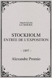 Stockholm, entrée de l'exposition