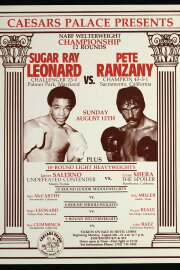Sugar Ray Leonard vs. Pete Ranzany