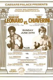 Sugar Ray Leonard vs. Tony Chiaverini