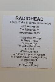 Thom Yorke and Jonny Greenwood | Acoustic at Le Reservoir Thom Yorke and Jonny Greenwood | Acoustic at Le Reservoir