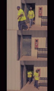 Workers Leaving the Job Site