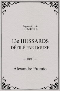 13e hussards : défilé par douze (1897)