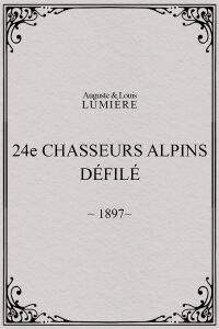 24ème chasseurs alpins : défilé (1897)
