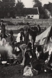 A Camp of Zingaree Gypsies (1897)