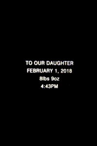A nuestra hija (2018)