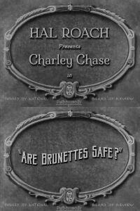 Are Brunettes Safe? (1927)