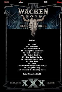 Battle Beast - Open Air At Wacken 2019 (2019)