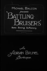 Battling Bruisers: Some Boxing Buffoonery (1925)