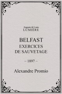 Belfast, exercices de sauvetage (1897)