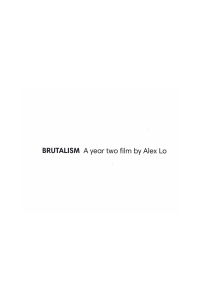 BRUTALISM (2020)