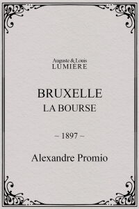 Bruxelles, la bourse (1897)