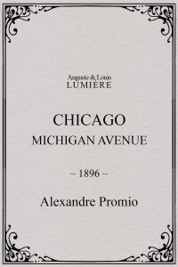 Chicago, Michigan avenue (1896)