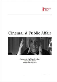 Cinema: A Public Affair (2015)