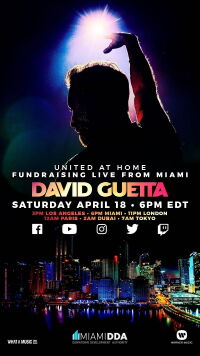 David Guetta / United at Home - Fundraising Live from Miami (2020)